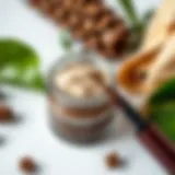 Natural ingredients for eyebrow tinting