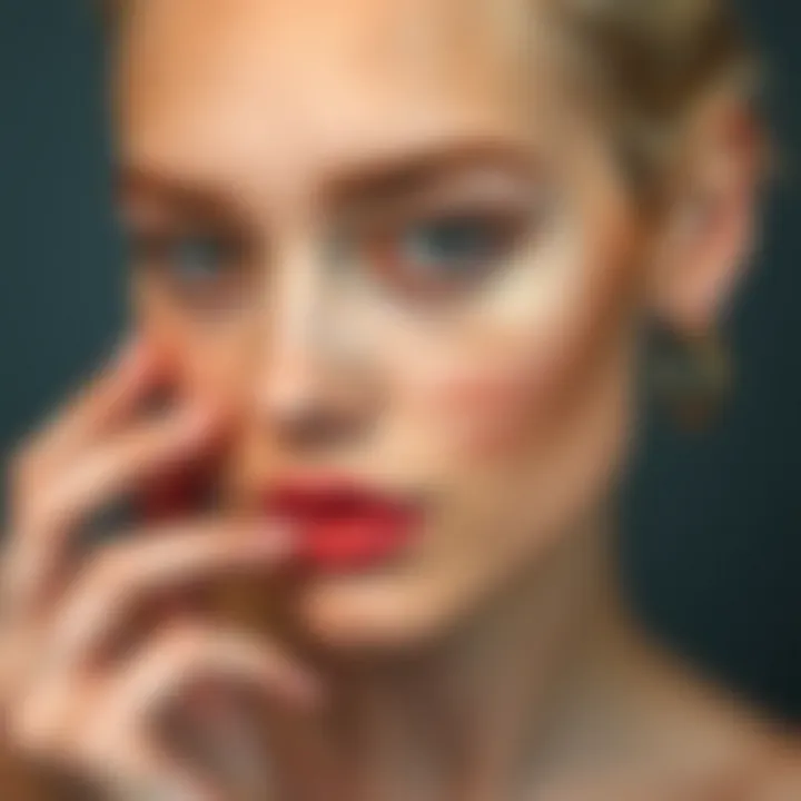 Characteristics of Neutral Undertones Illustrated Demonstration of neutral undertone characteristics through skin swatches