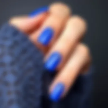 Trendy blue nail designs for special occasions