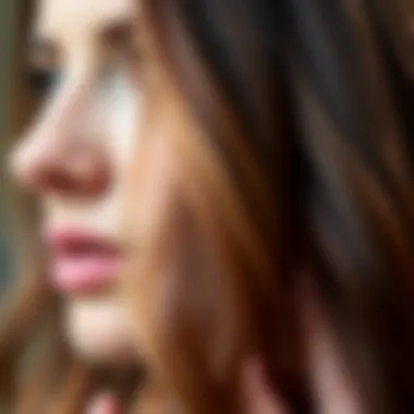 Stunning Ombre Hair Close-up Close-up of beautiful ombre hair