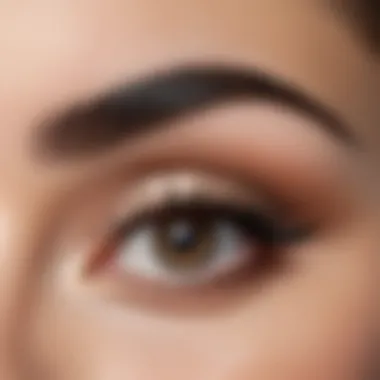 Straight brow style for a modern look