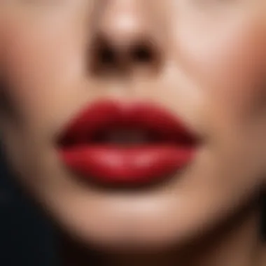 Artistic representation of lip shape and contouring techniques