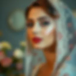 Elegant bridal makeup showcasing natural beauty
