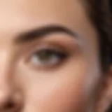 Beautifully shaped sparse eyebrows