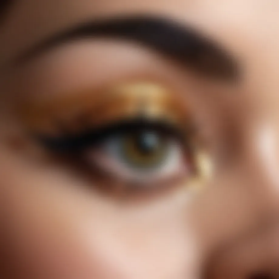 Artistic eyeliner design showcasing creativity and elegance
