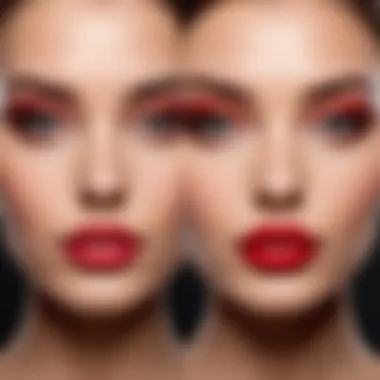Warm vs Cool Lipstick Tones Comparison Comparison of warm and cool lipstick tones