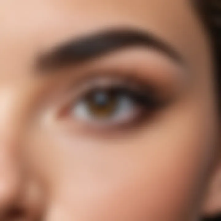 Grooming tools and techniques for maintaining thick eyebrows