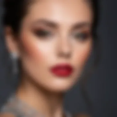 An elegant makeup look suited for a formal evening.