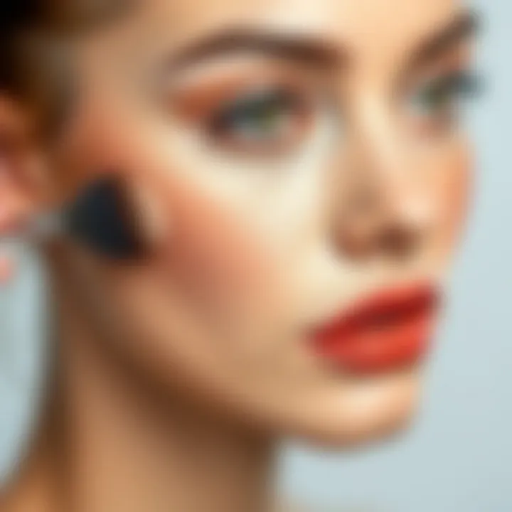 Perfect finish with translucent powder