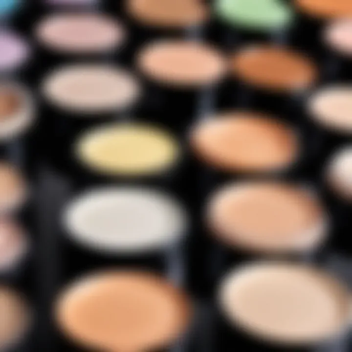 Different types of highlighter products displayed
