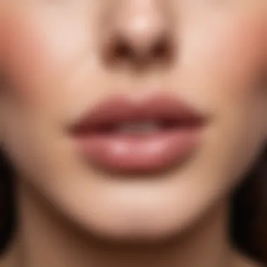 Transformative Lip Care Results Before and after images showcasing the effects of lip treatment.