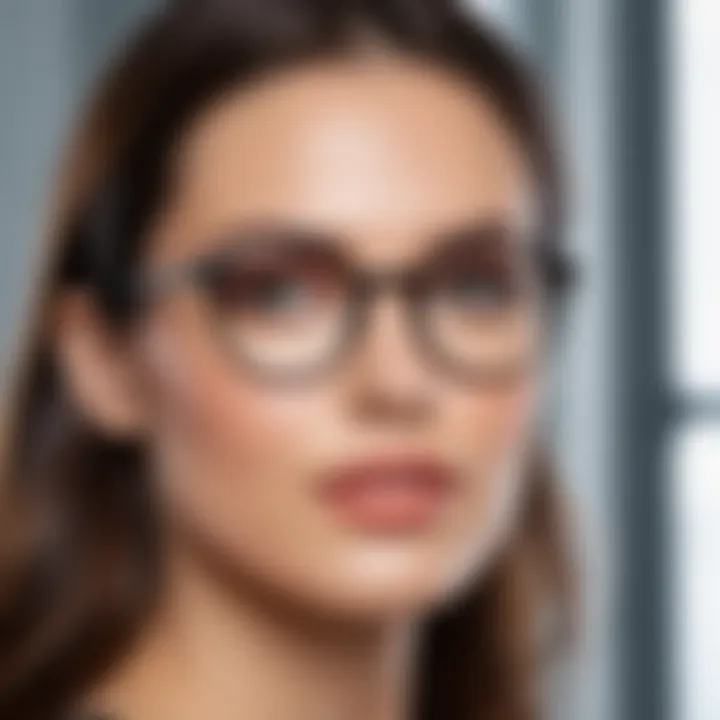 Stylish eyewear choices that complement oval faces