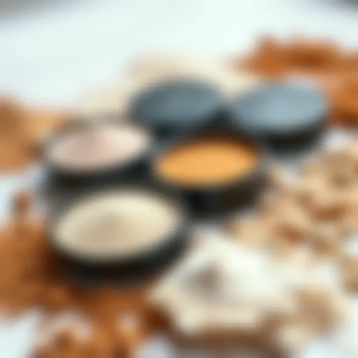 Varieties of makeup powder for different skin types