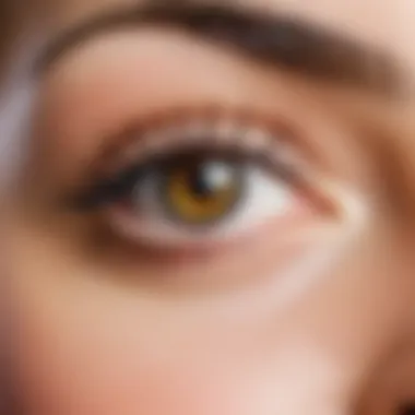 Eyelash Transformation with Vitamin E Before and after results of eyelash care using Vitamin E