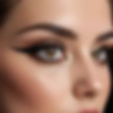 Elegant application techniques for half eyeliner