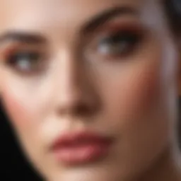 Makeup techniques for round face shape